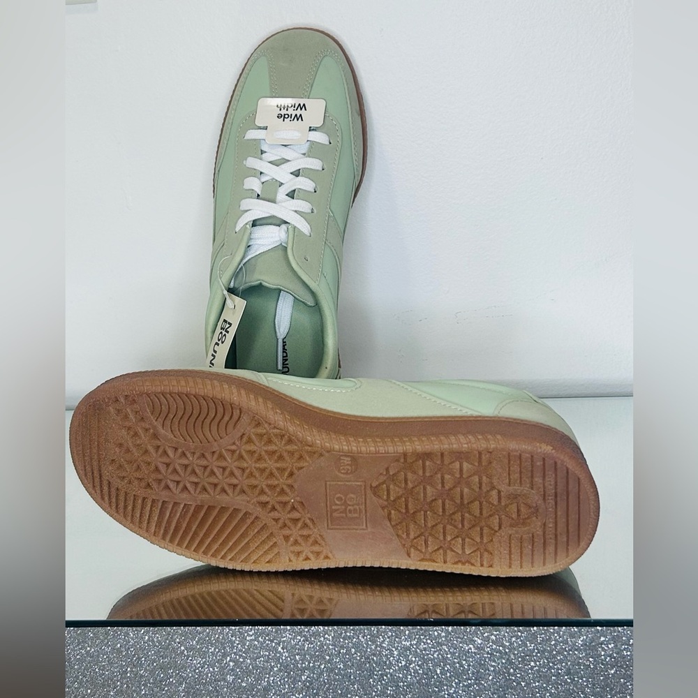 Mint Green Women's Sneakers - Picture 4 of 7